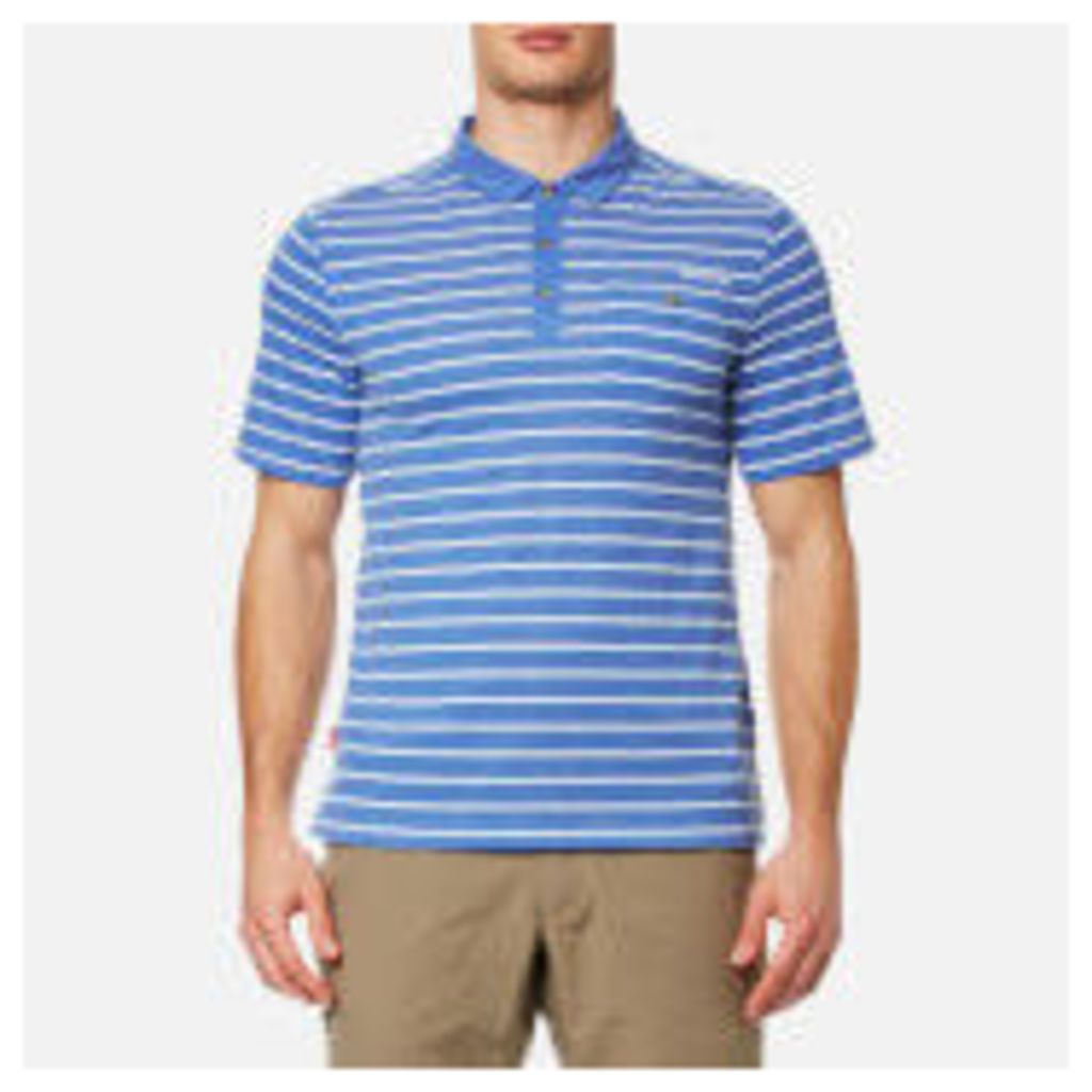 Craghoppers Men's NosiLife Gilles Short Sleeve Polo Shirt - Deep Blue Combo - XL