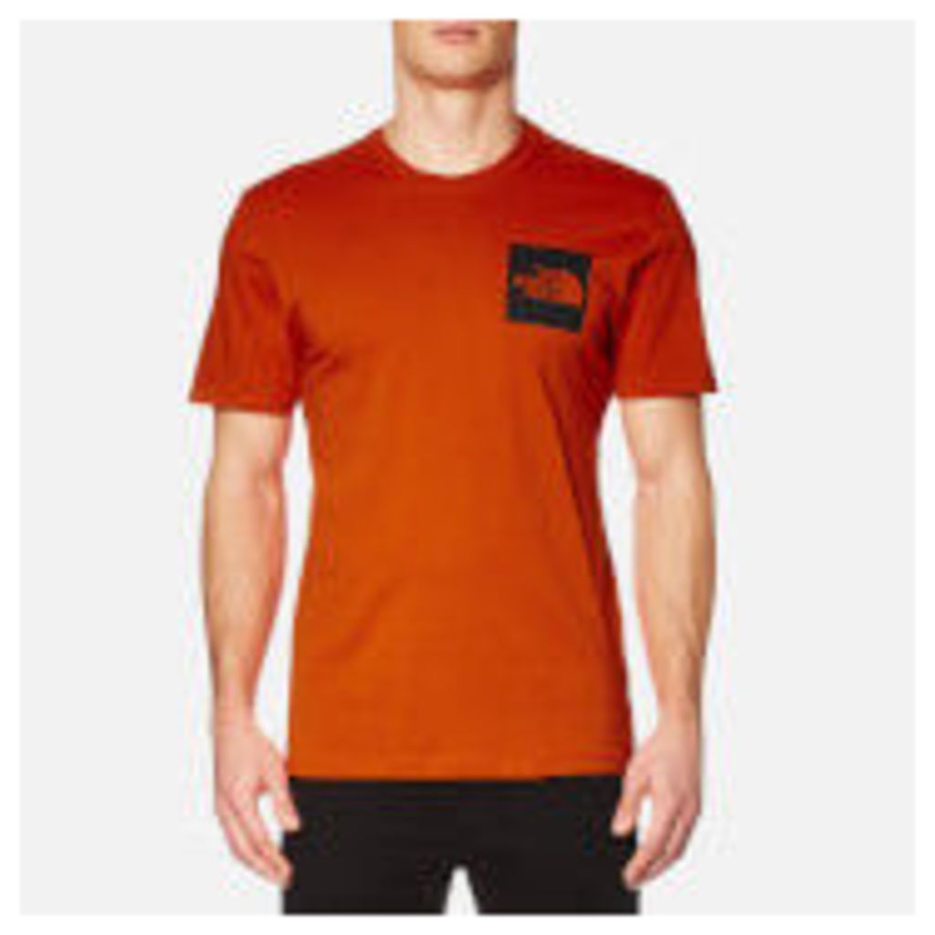 The North Face Men's S/S Fine T-Shirt - Tibetan Orange - XXL