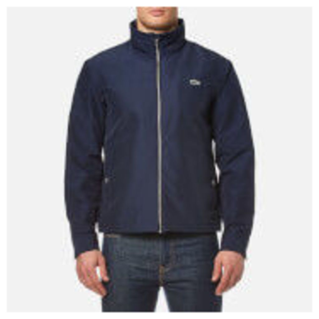 Lacoste Men's Zipped Rain Jacket - Navy