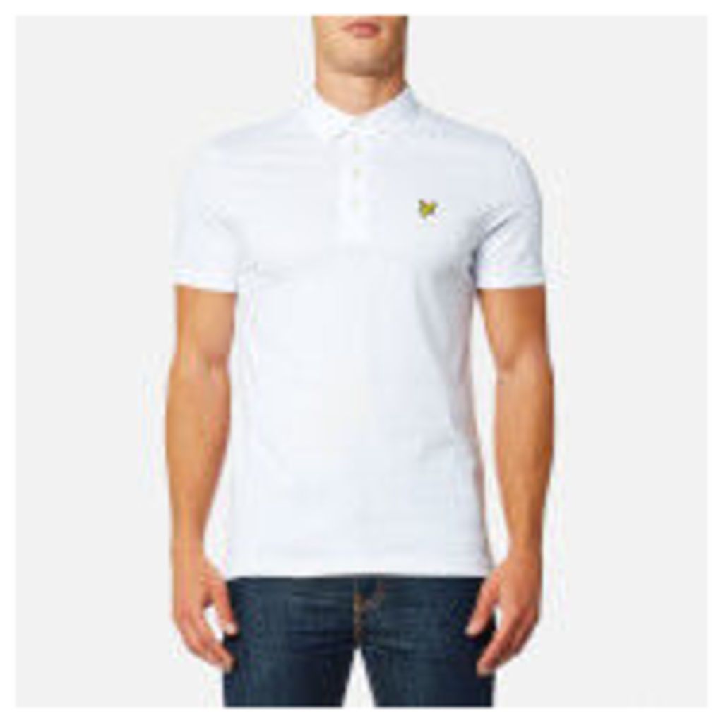 Lyle & Scott Men's Woven Collar Polo Shirt - White