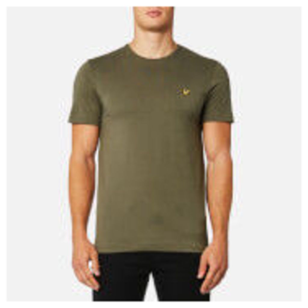 Lyle & Scott Men's Plain Pick Stitch T-Shirt - Dusty Olive - S - Green