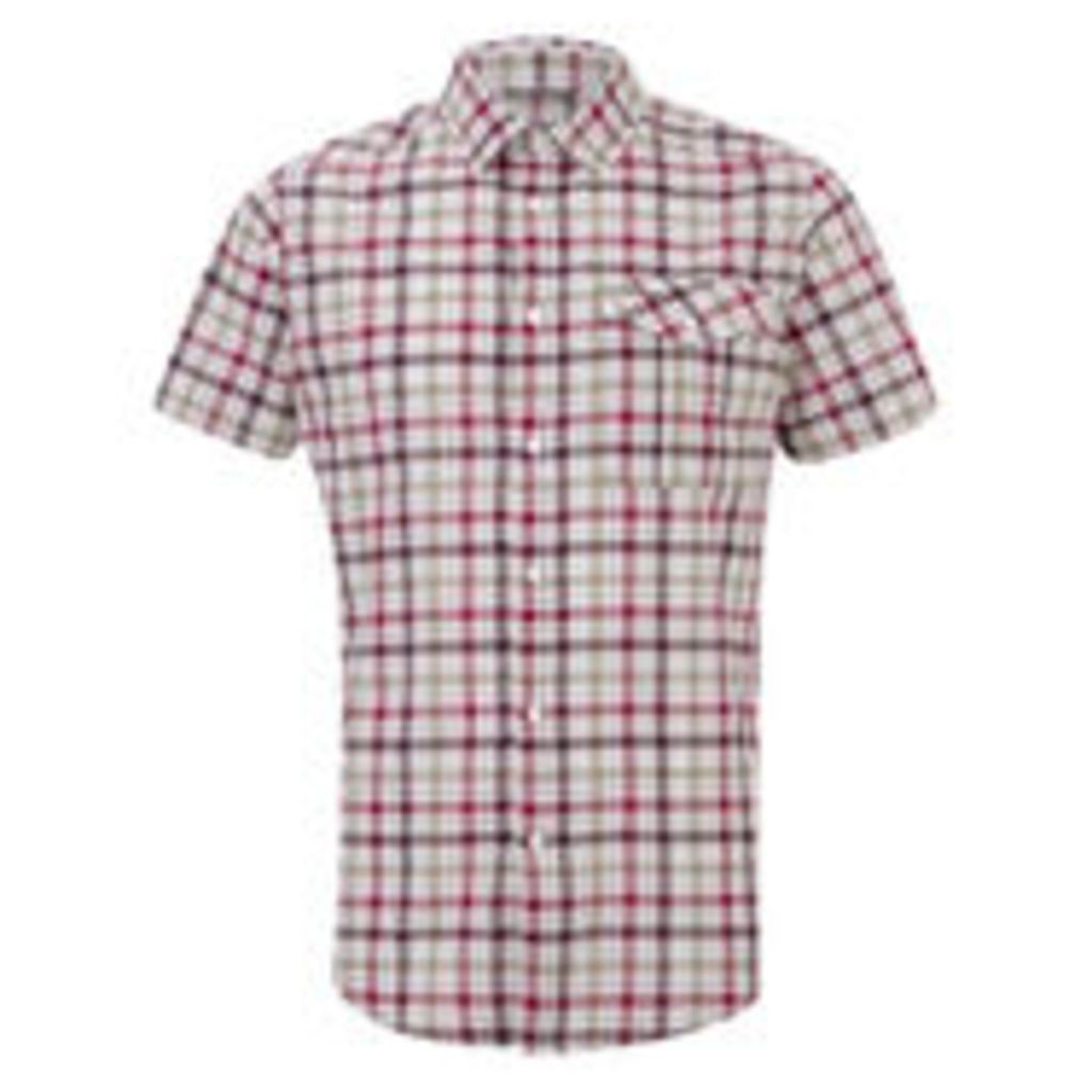 Craghoppers Men's Avery Short Sleeve Shirt - Chesterfield Red - S - Red