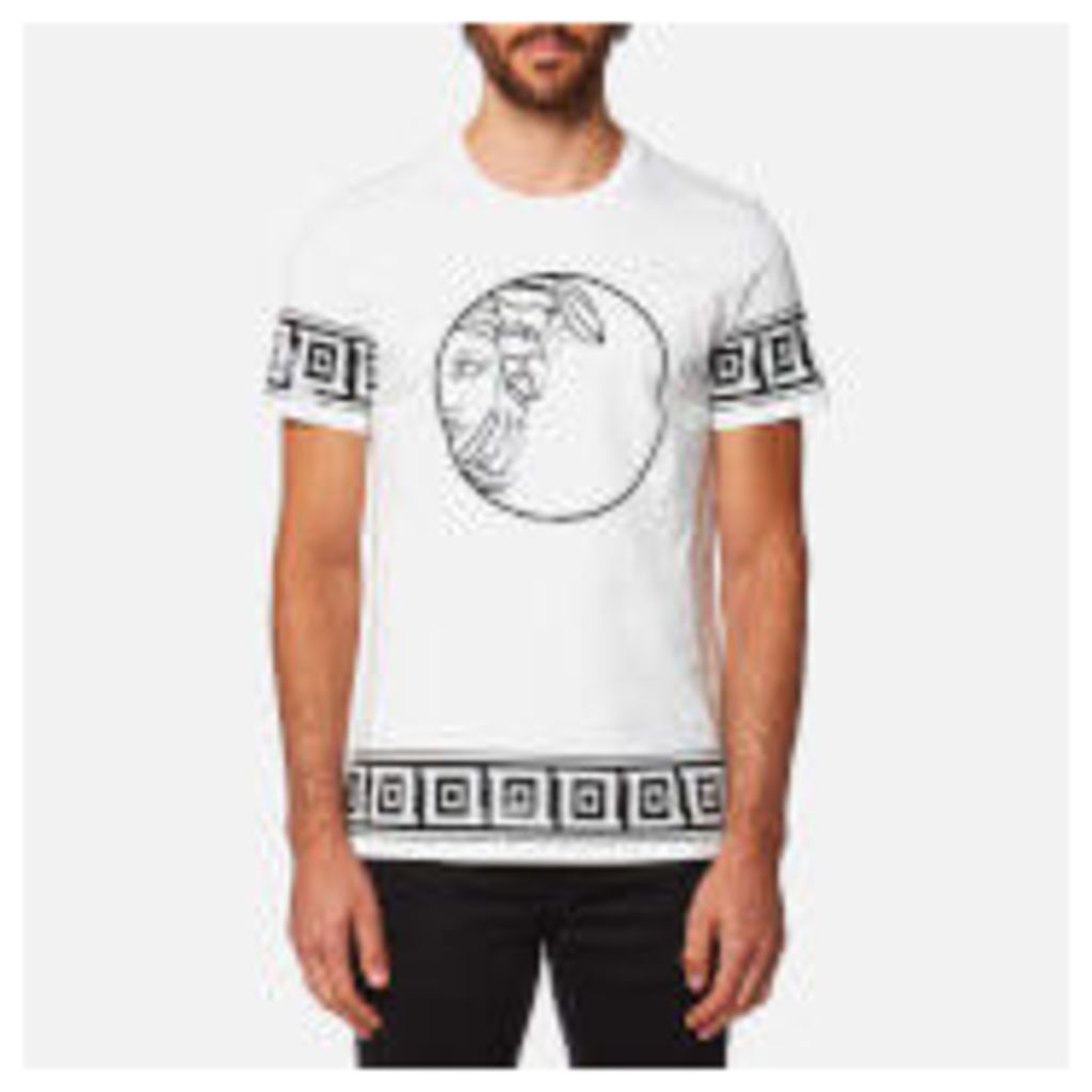 Versace Collection Men's T-Shirt - Bianco Lana - XL - White