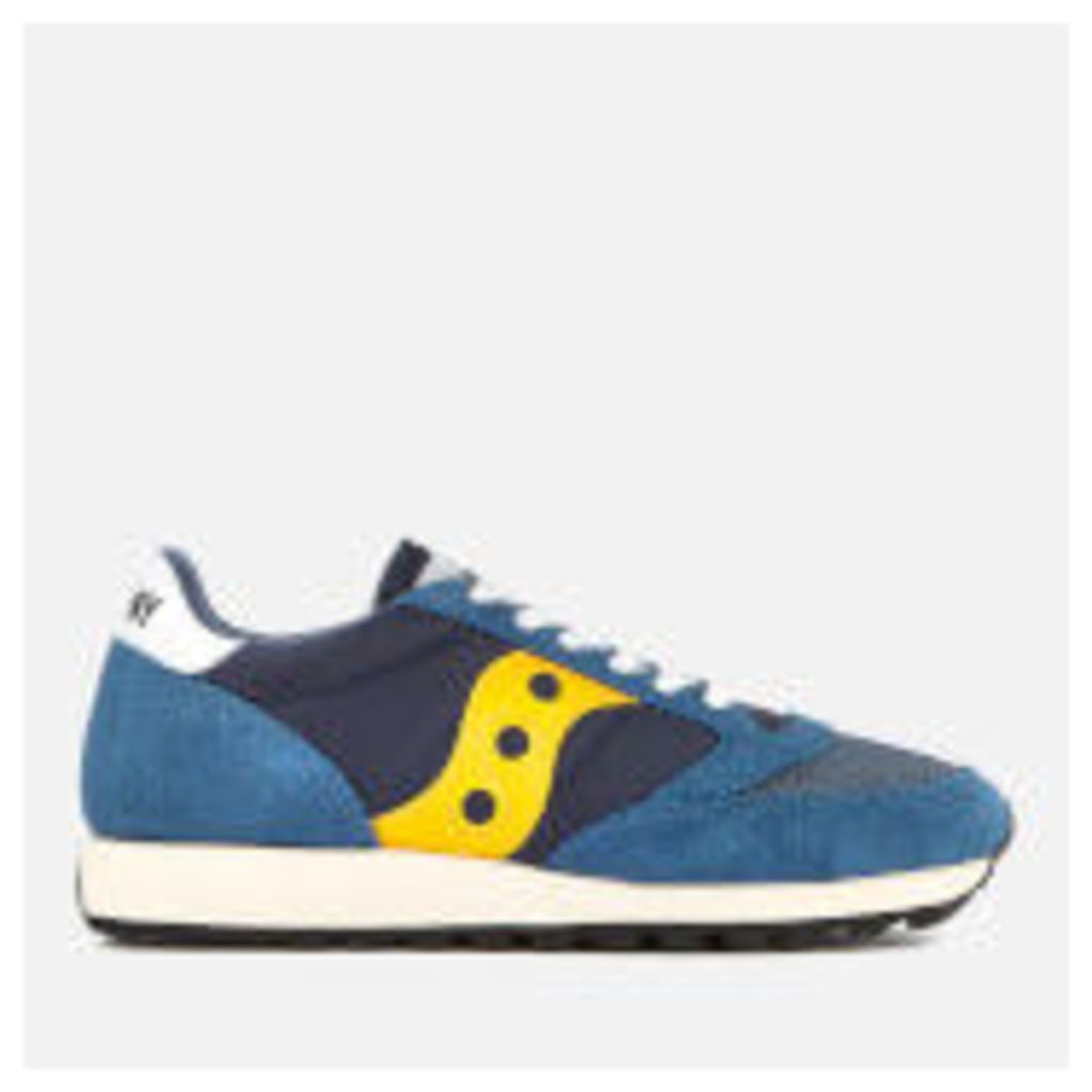 Saucony Men's Jazz Original Vintage Trainers - Blue/Yellow