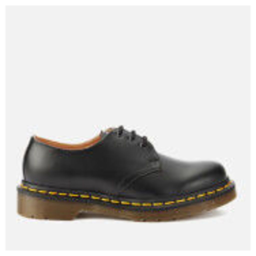 Dr. Martens 1461 Smooth Leather 3-Eye Shoes - Black