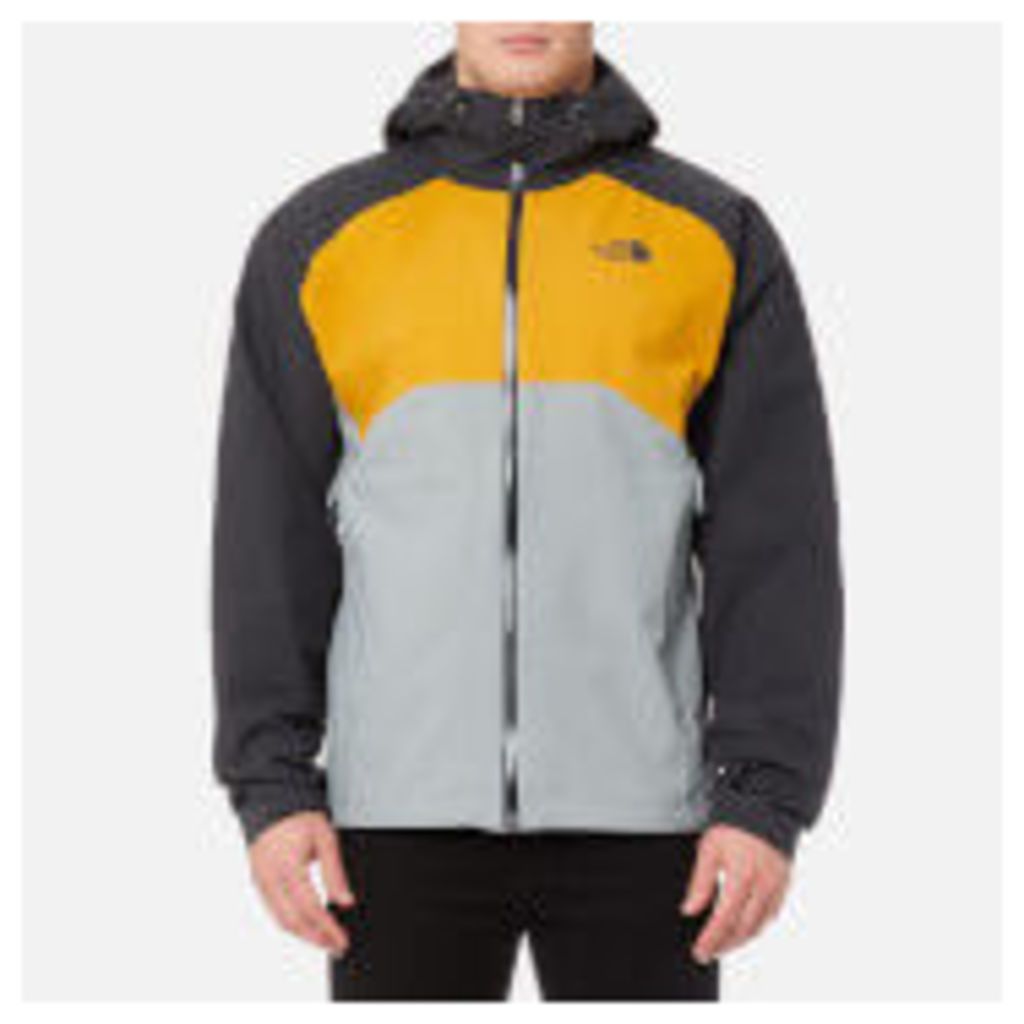 The North Face Men's Stratos Jacket - Asphalt Grey/Arrowwood Yellow/Monument Grey - XL - Grey