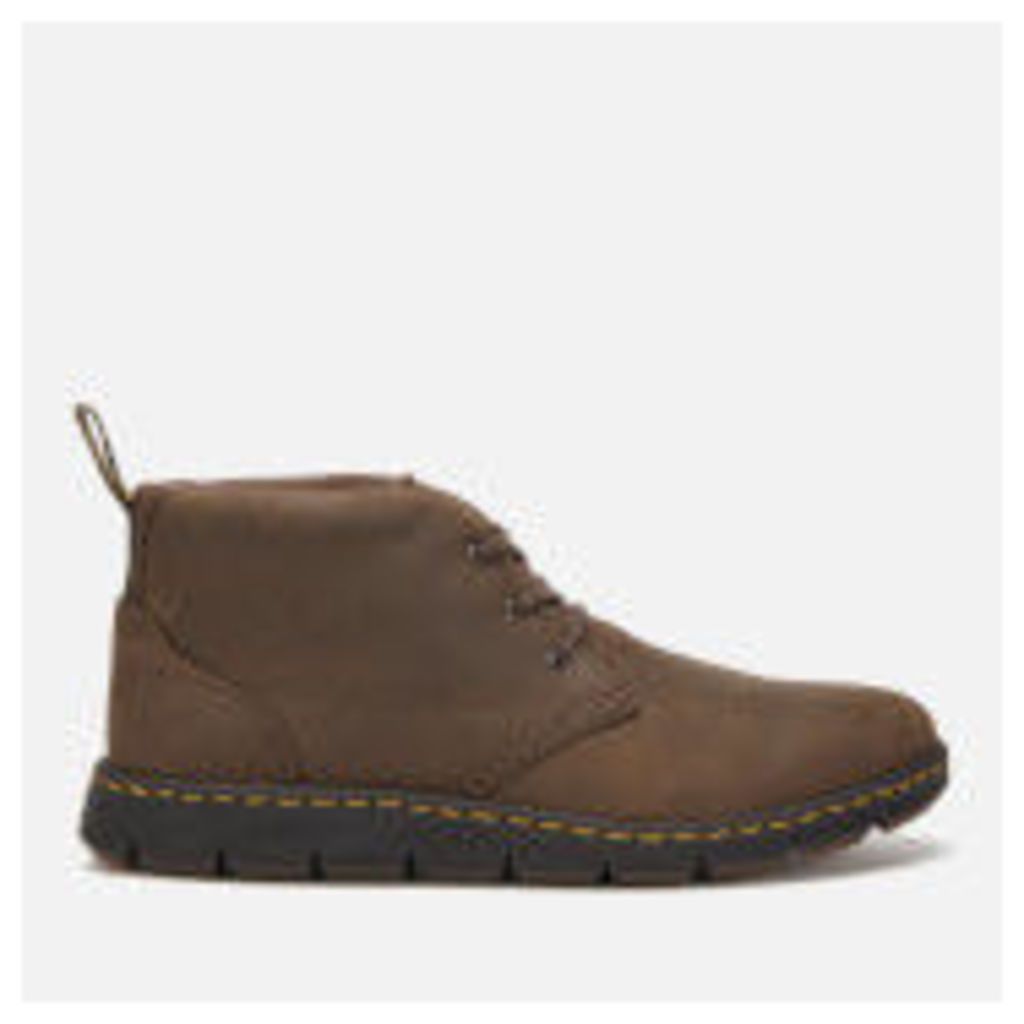 Dr. Martens Men's Backline Mid Leather Chukka Boots - Dark Brown - UK 8 - Brown