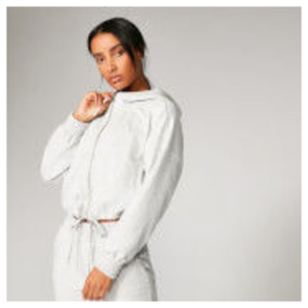 MP Revive Cropped Hoodie - Grey Marl