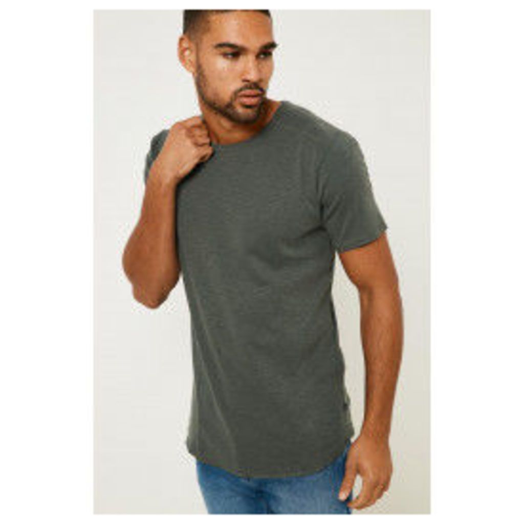 Only & Sons Short Sleeve Fitted T-shirt - Grey