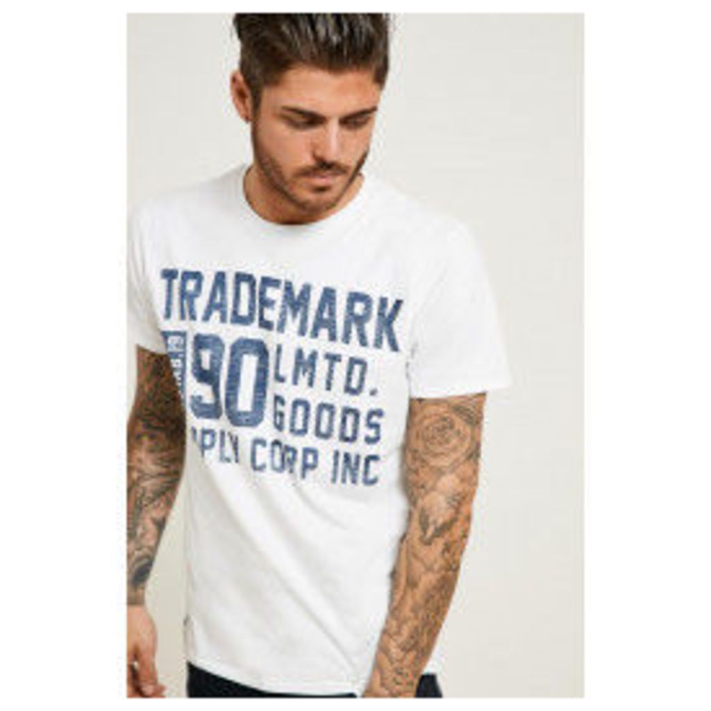 Threadbare Palm T-Shirt - White