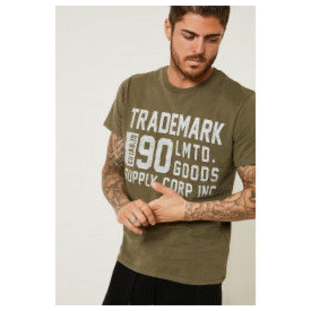 Threadbare Palm T-Shirt - Green