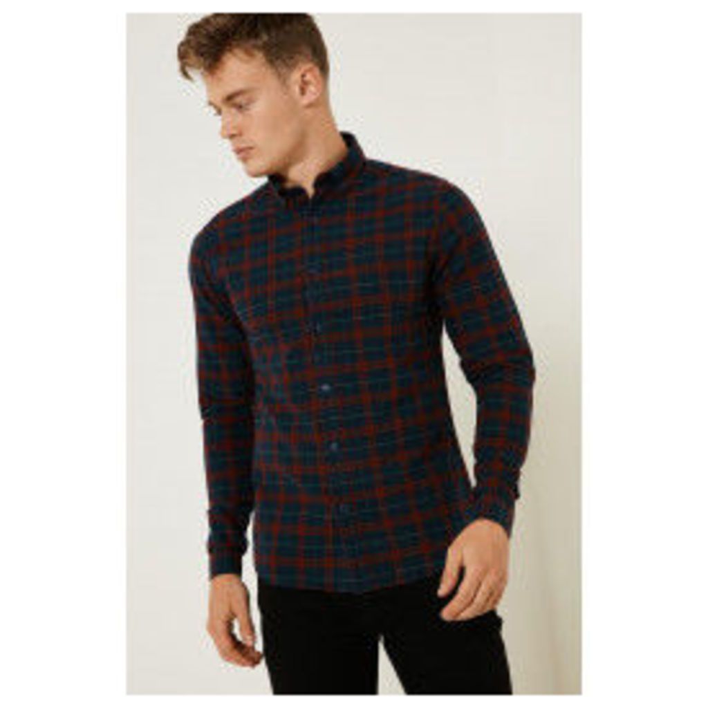 Only & Sons Timon Long Sleeve Shirt - Red