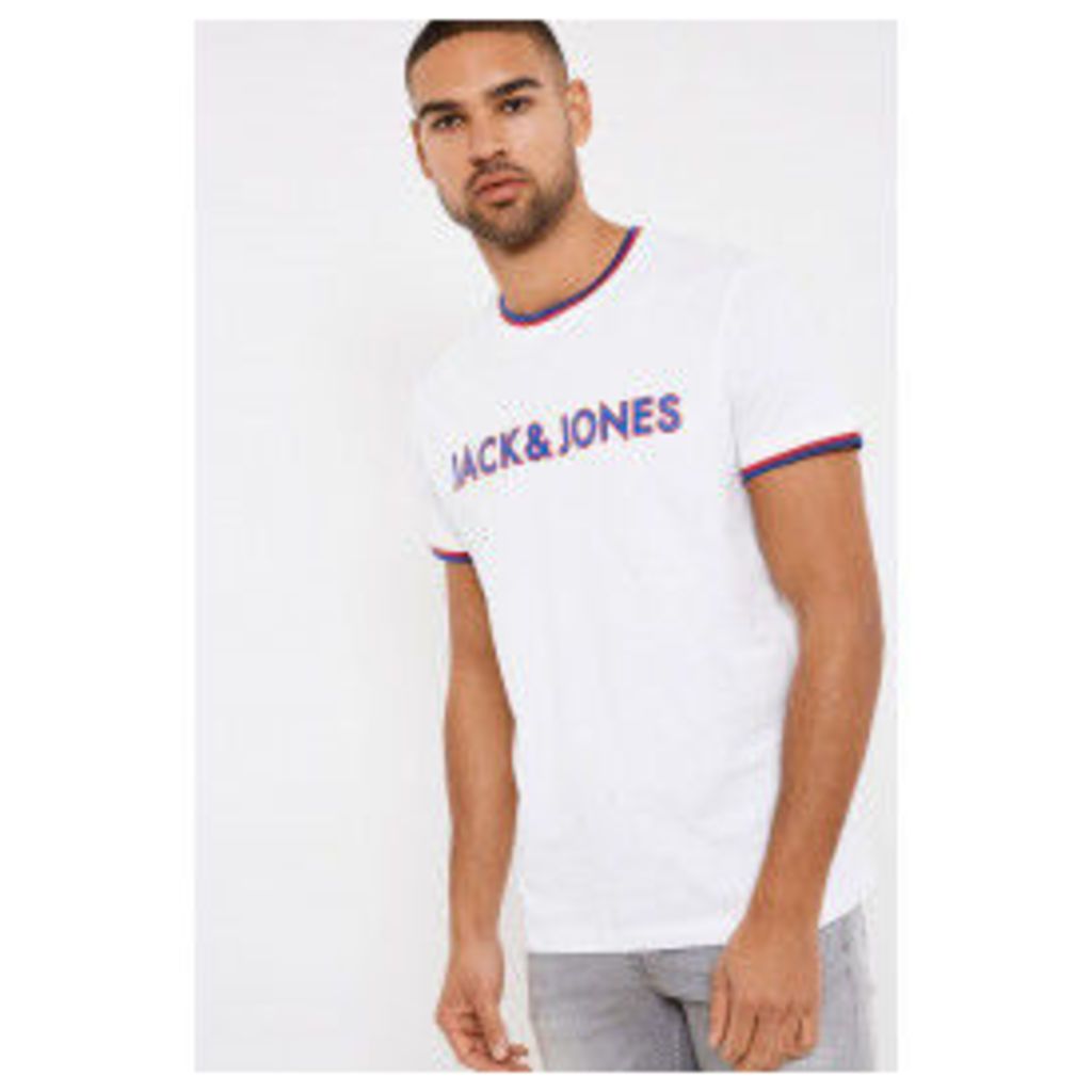 Jack & Jones Core Tipped T-shirt - White