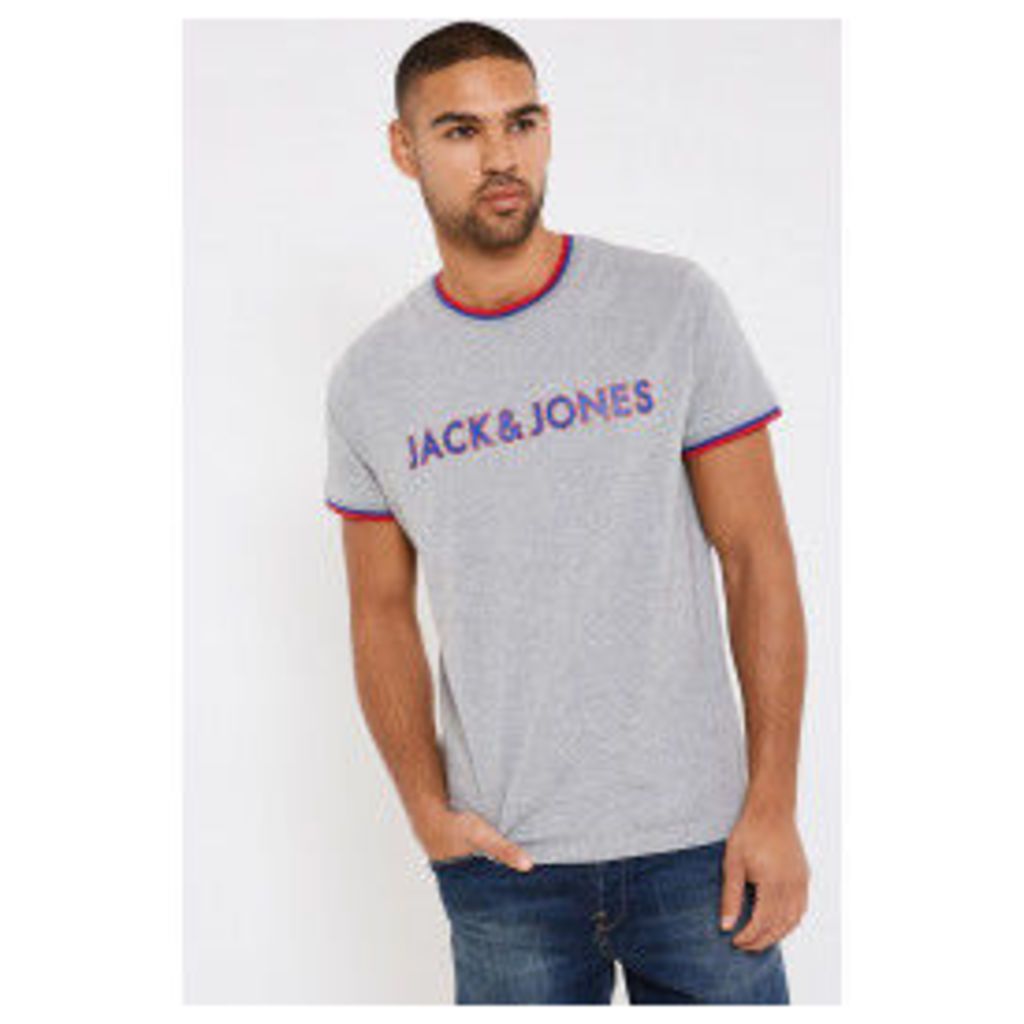 Jack & Jones Core Tipped T-shirt - Grey