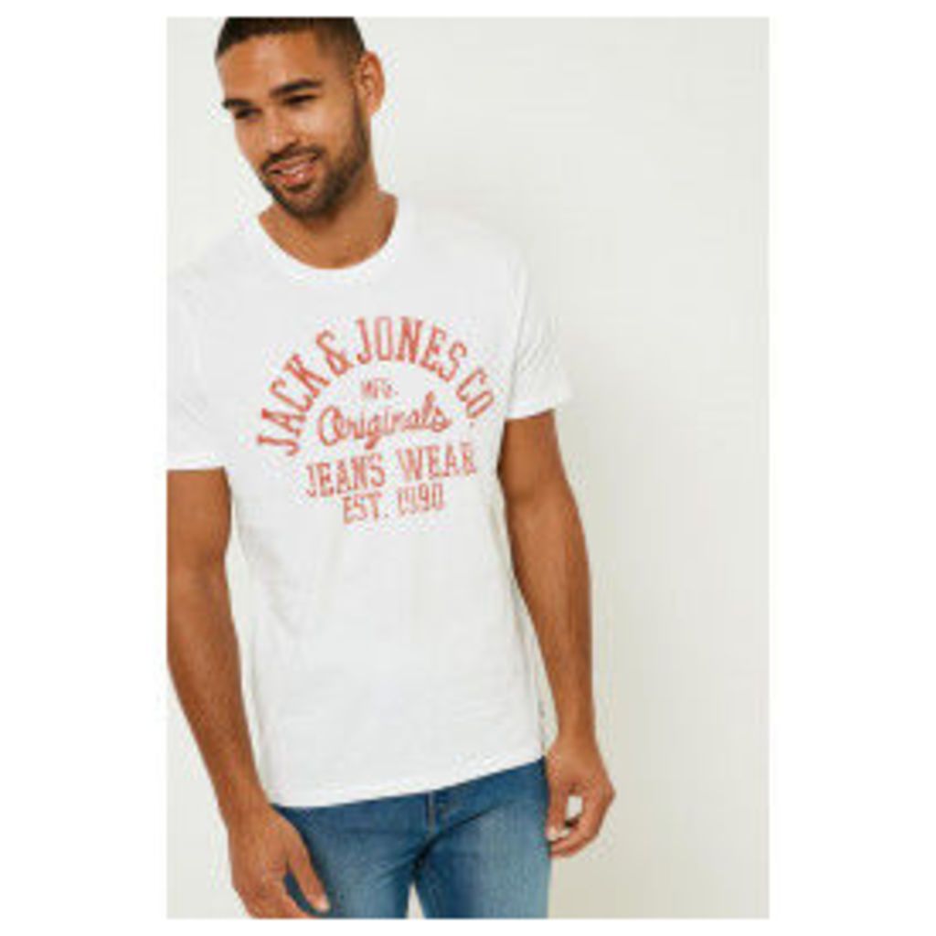 Jack & Jones Originals Retro T-shirt - White