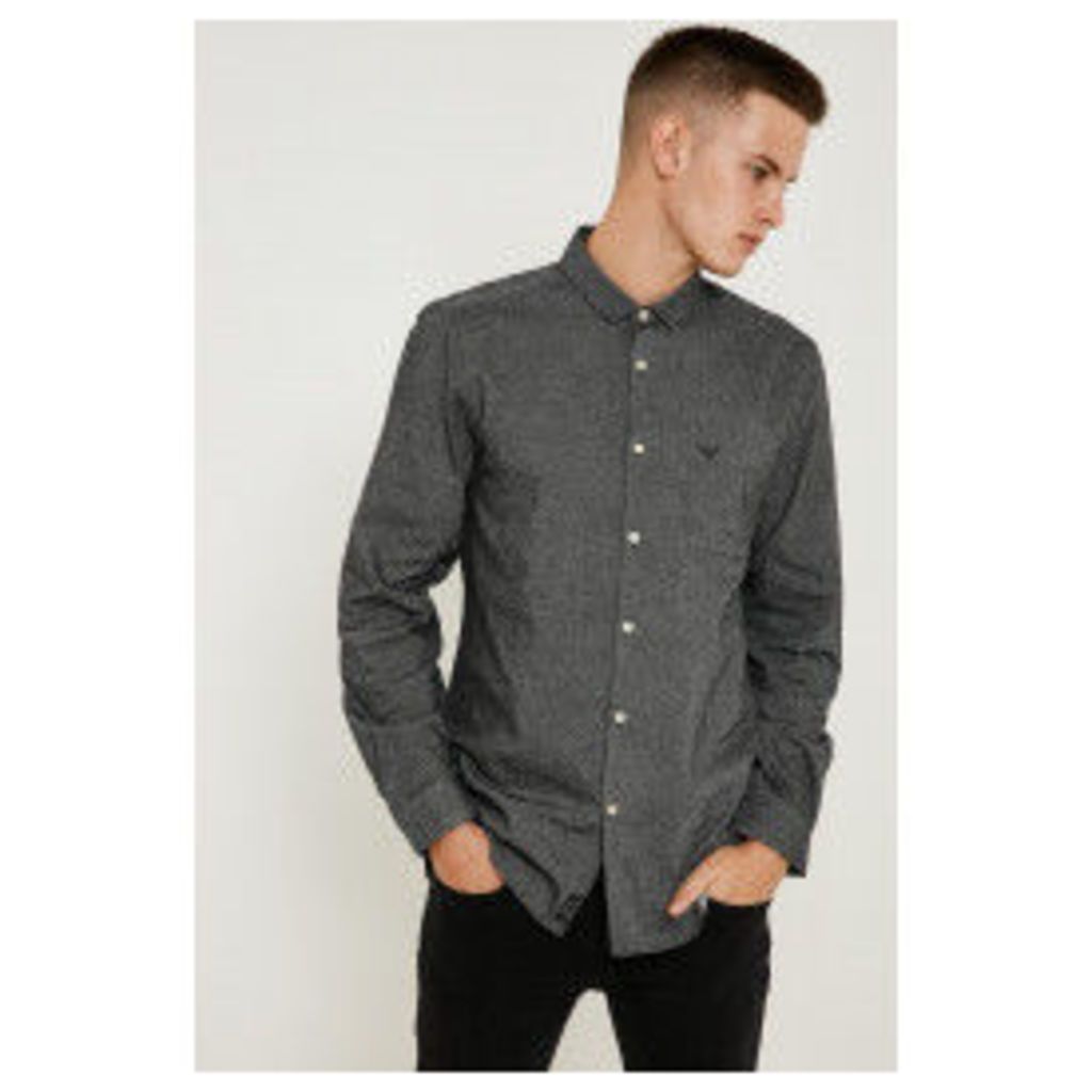 Threadbare Harrison Long Sleeve Shirt - Grey