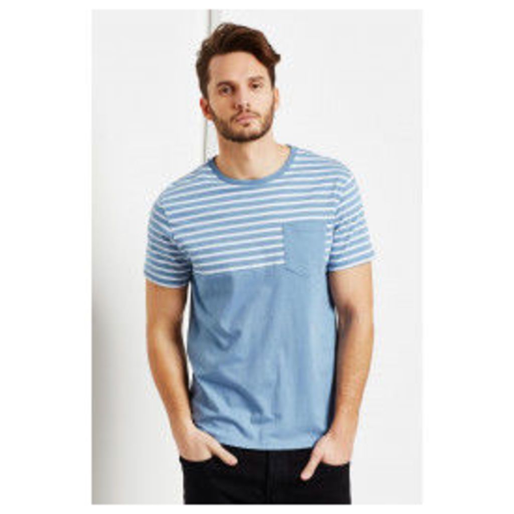 Threadbare Kingston Stripe Pocket T Shirt