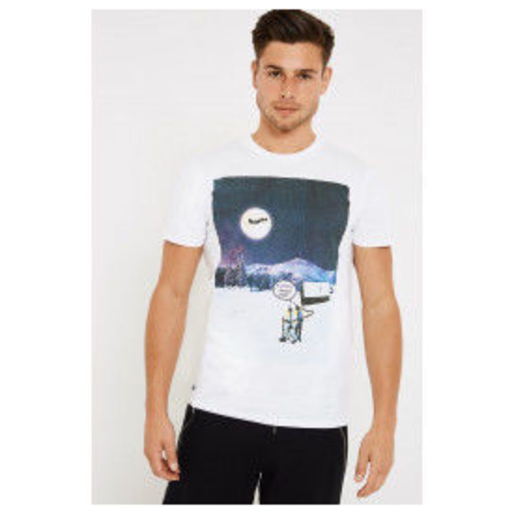 Brand Attic Amazed Penguins Christmas T-shirt - White