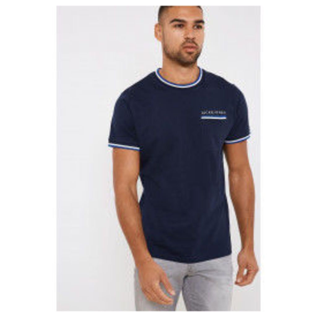 Jack & Jones Core Tipped Pocket T-shirt - Blue