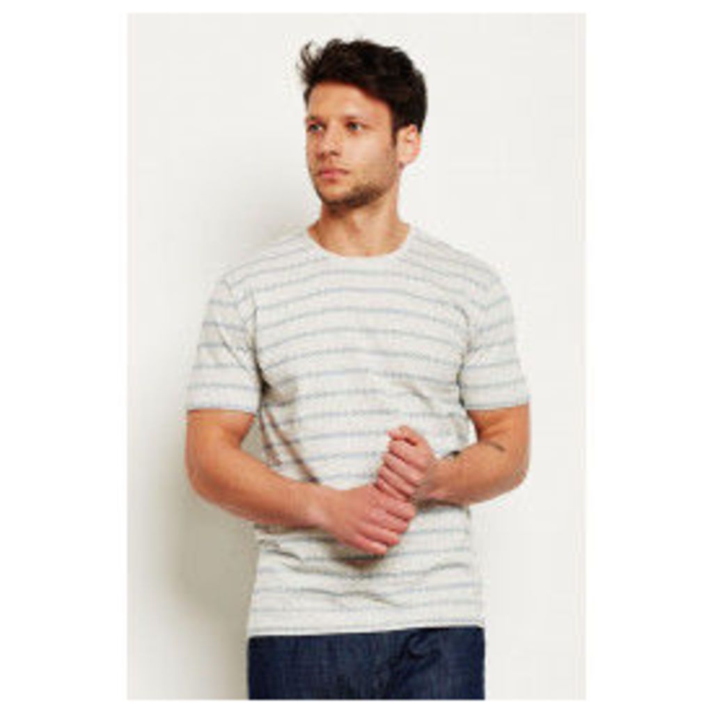 Only & Sons Mort Jacquard T-shirt - Off-White