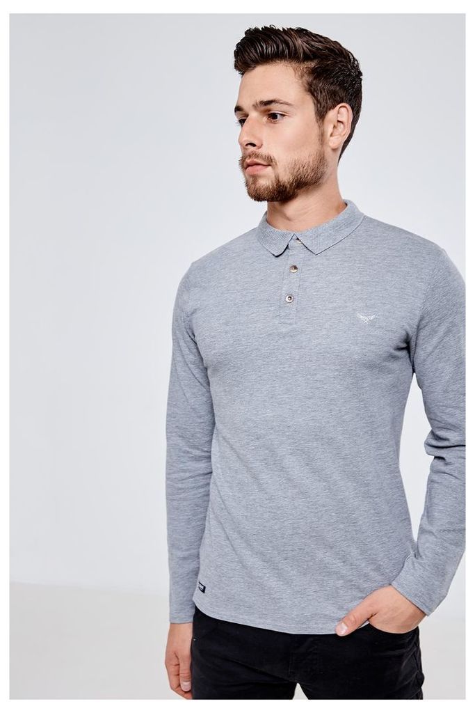 Threadbare Alton Polo Shirt - Grey