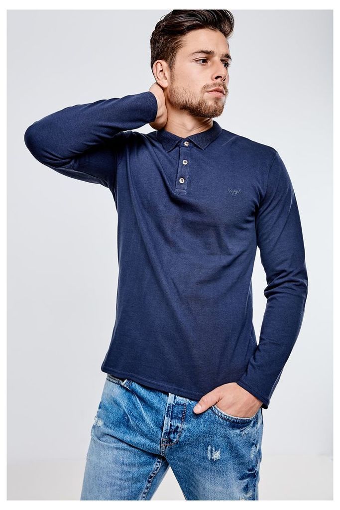 Threadbare Alton Polo Shirt - Navy