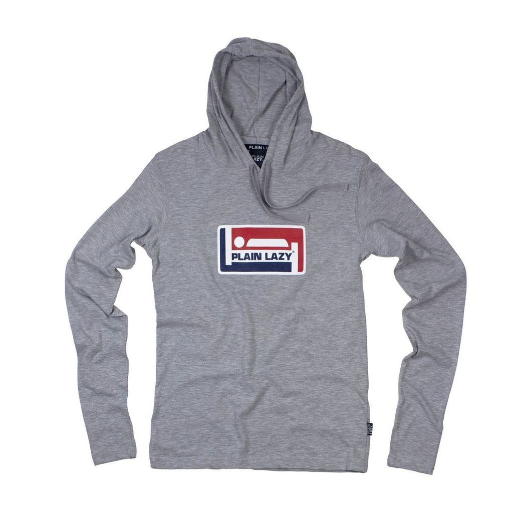 CHAMPION LONG-SLEEVED HOODED T SHIRT