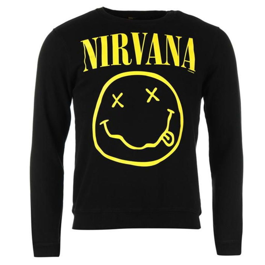 Official Nirvana Sweatshirt Mens