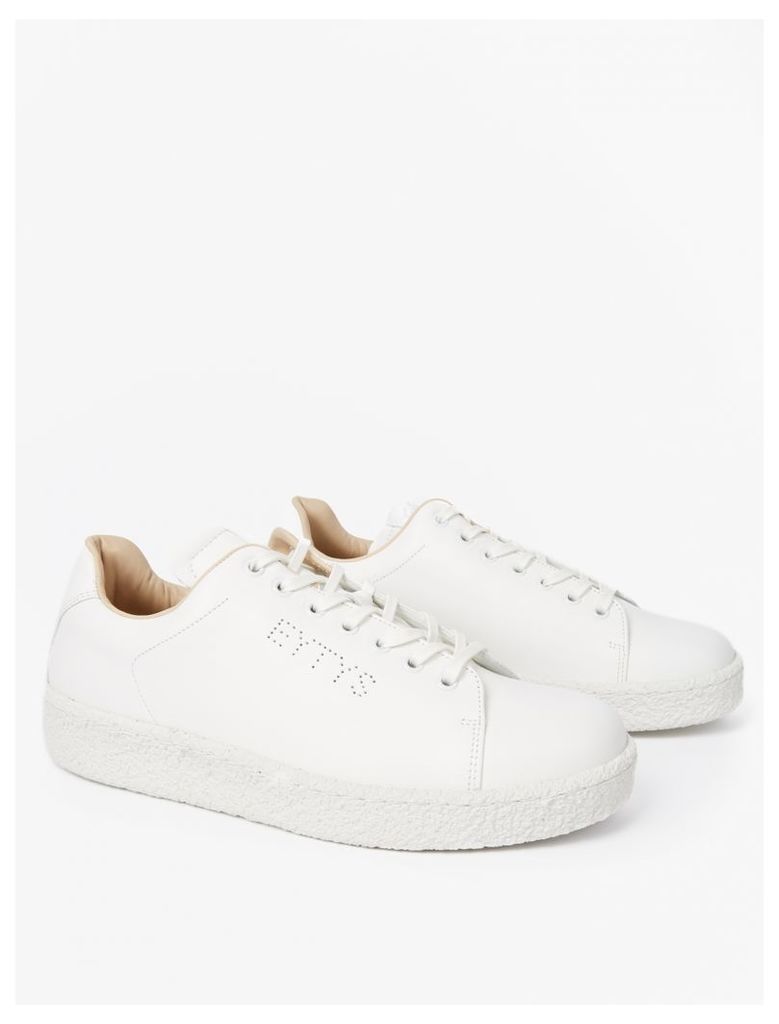 White Leather Ace Sneakers