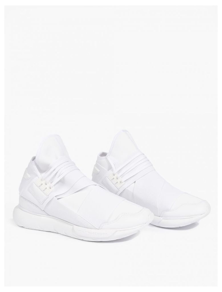 Triple White QASA High Sneakers