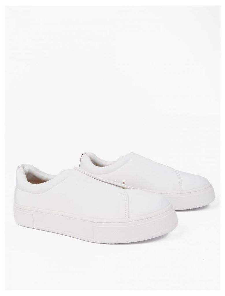 White Nylon Doja Sneakers