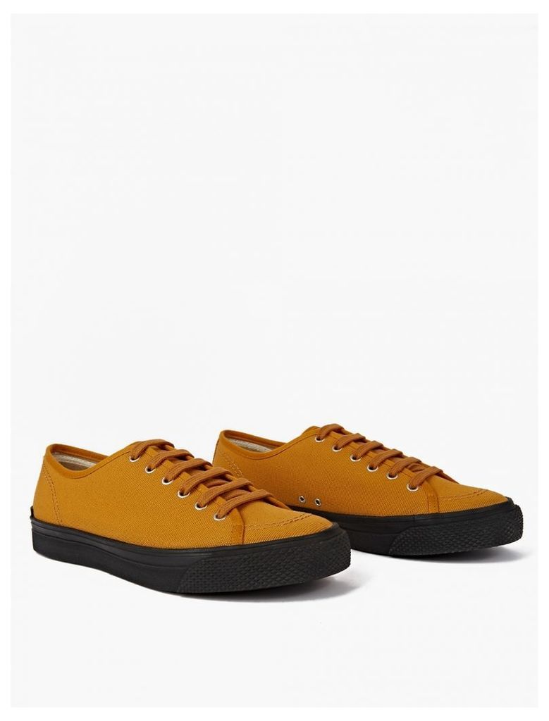 Yellow Sunflower Canvas Sneakers