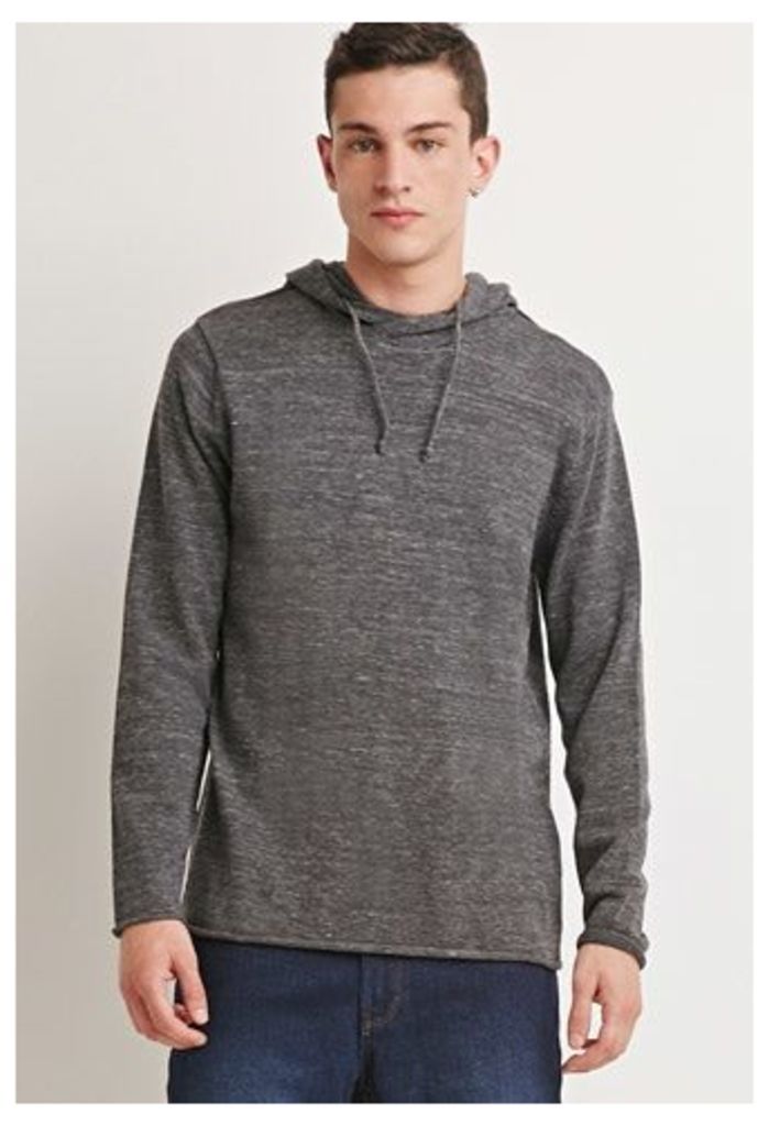 Marled Knit Hoodie