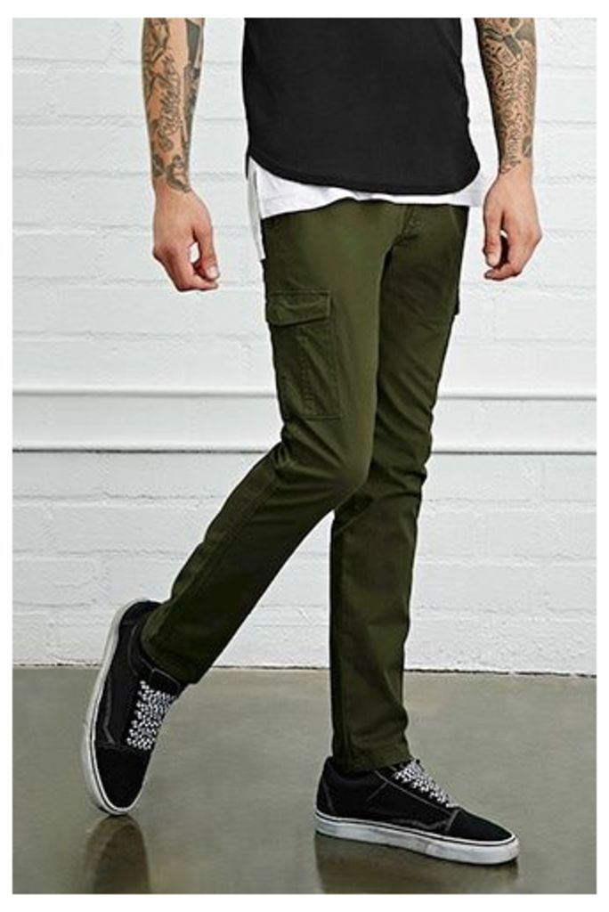 Slim-Fit Cargo Trousers