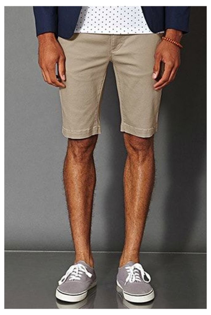 Cotton-Blend Chino Shorts
