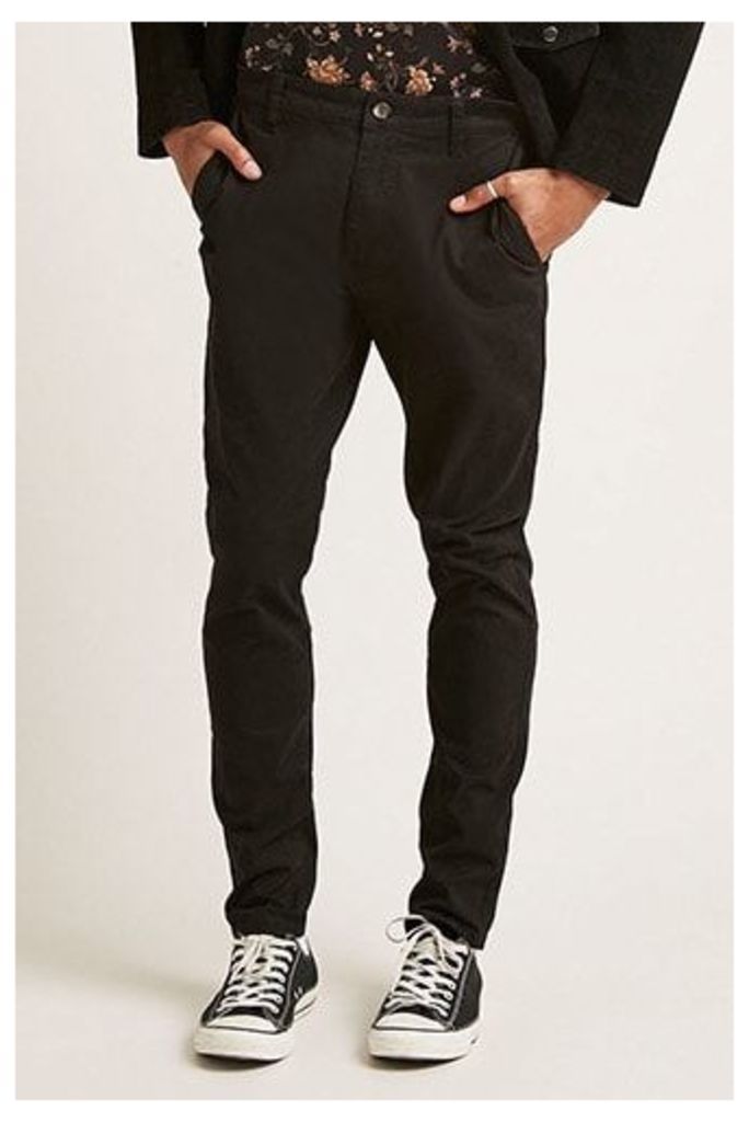 Slim-Fit Woven Chinos