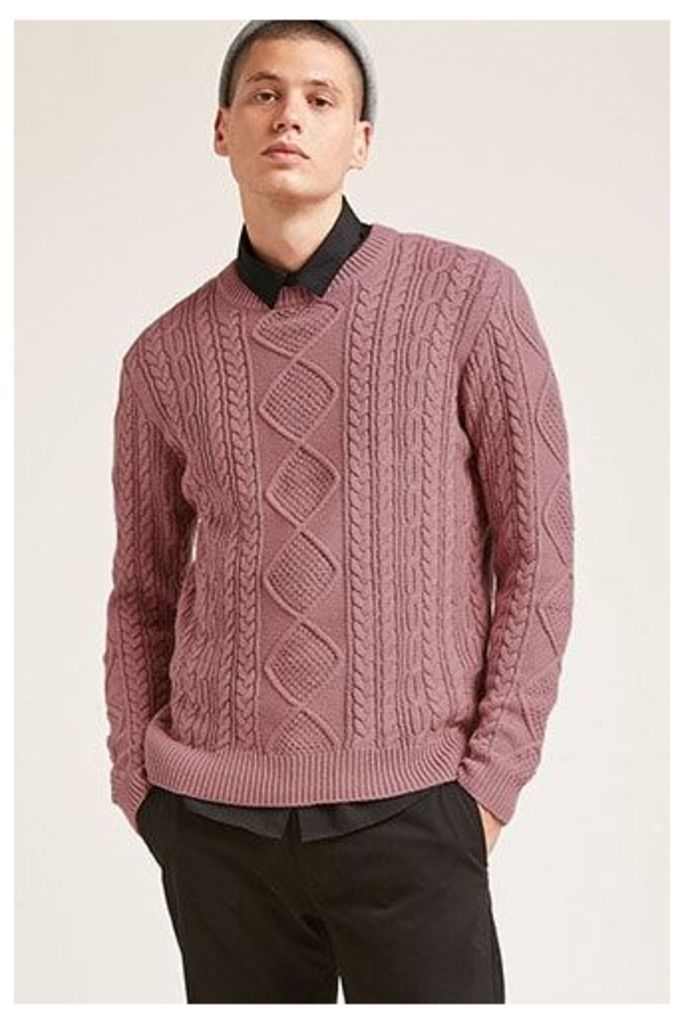 Cable-Knit Fisherman Jumper