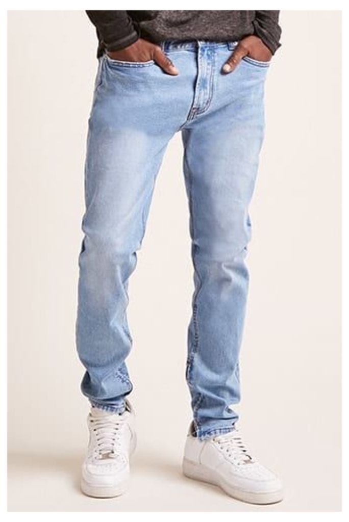 Faded Slim-Fit Jeans