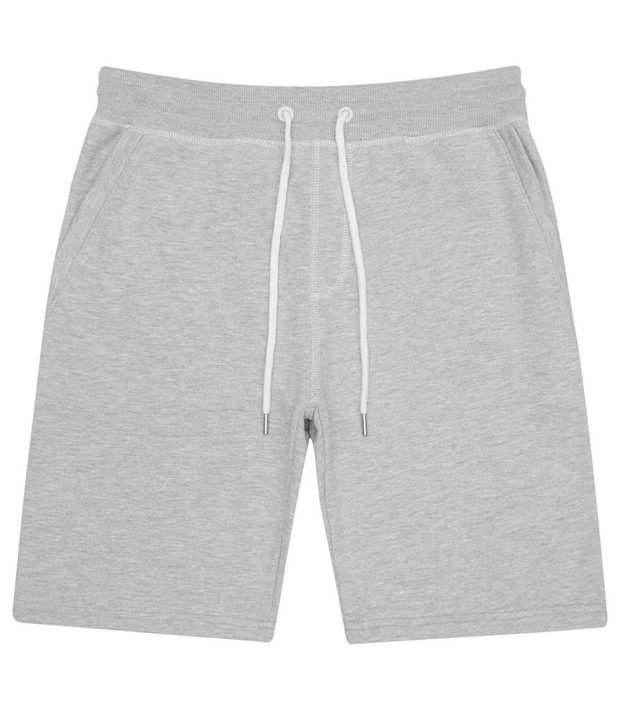 REISS Cedar - Mens Jersey Shorts in Grey