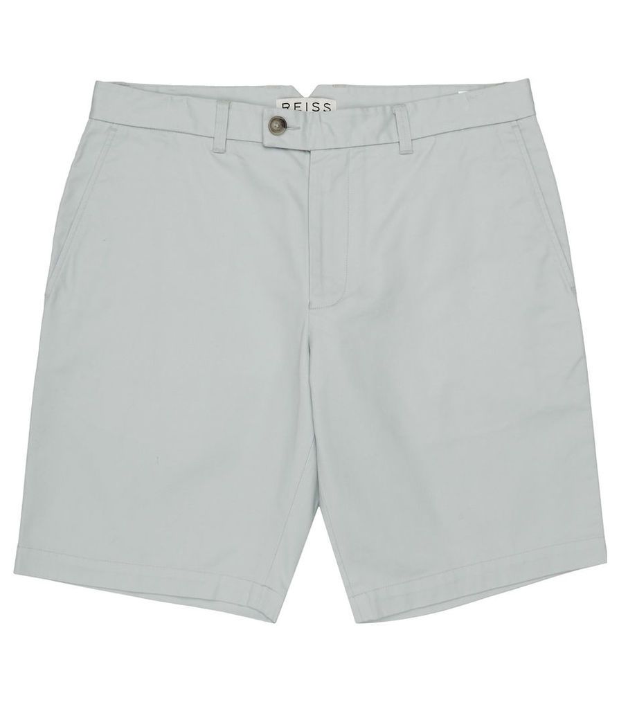 REISS Wicker - Mens Tailored Chino Shorts in Blue
