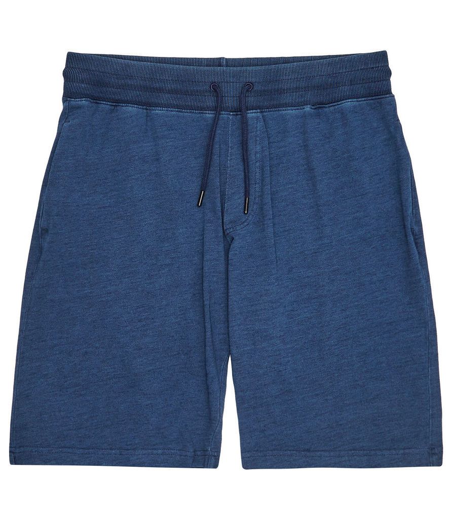 REISS Maldive - Mens Jersey Shorts in Blue