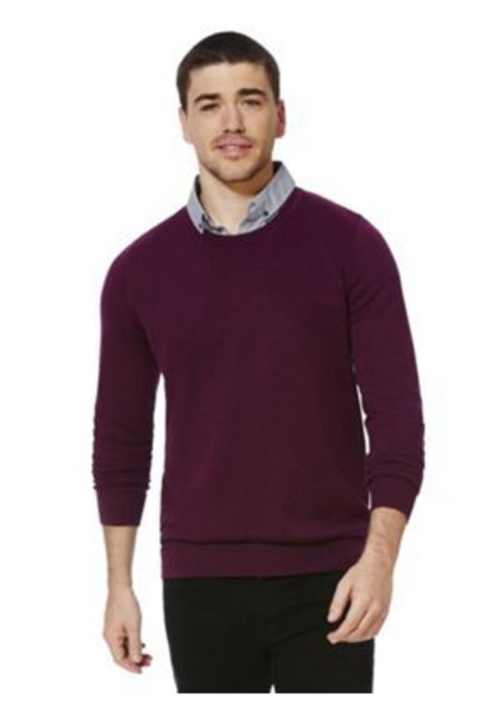 F&F Mock Shirt Layer Jumper, Men's, Size: Small