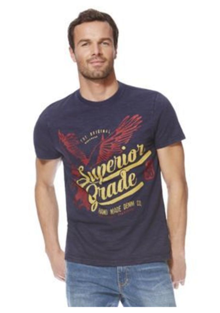 F&F Vintage Style Graphic T-Shirt, Men's, Size: Large