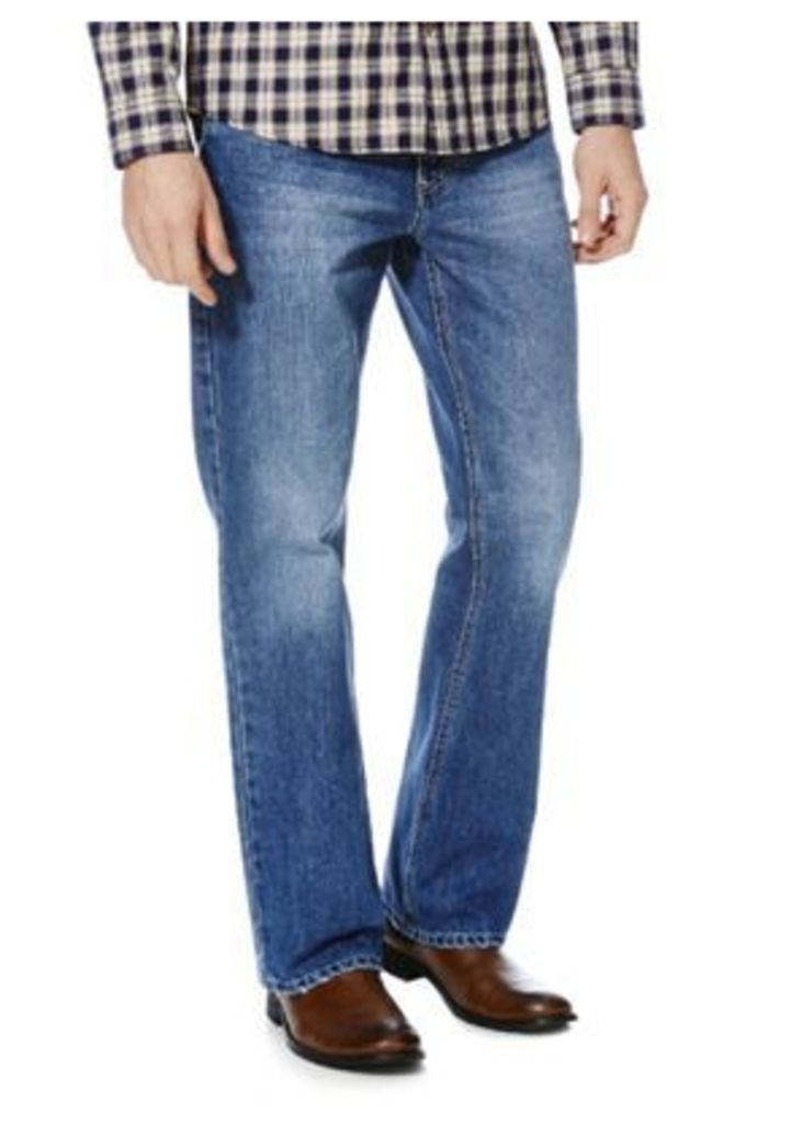 F&F Bootcut Jeans, Men's, Size: 40 Waist 30 Leg