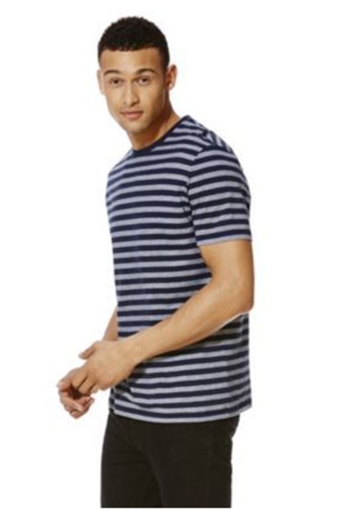 F&F Striped T-Shirt, Men's, Size: Large