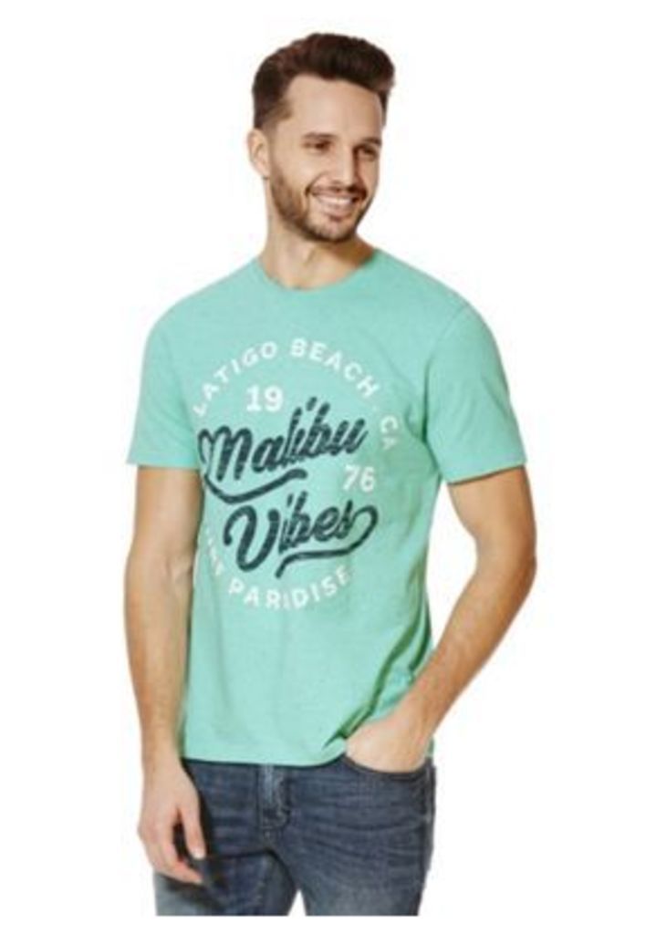 F&F Malibu Logo T-Shirt, Men's, Size: Large