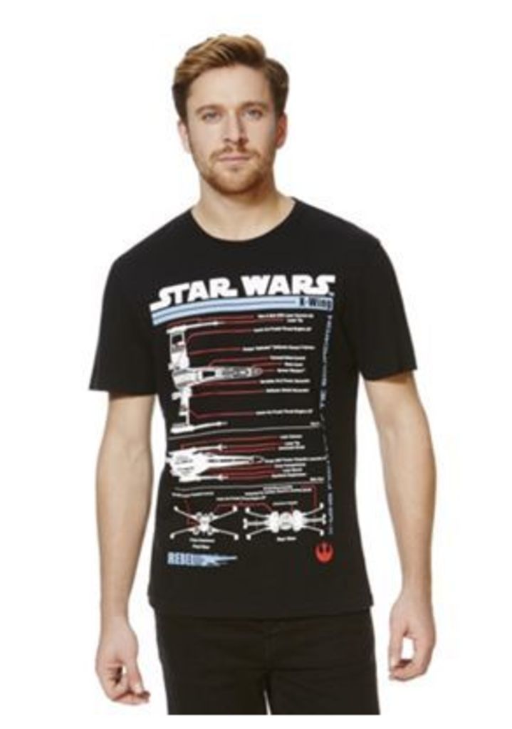 Disney Star Wars X-Wing Manual T-Shirt, Men's, Size: Large