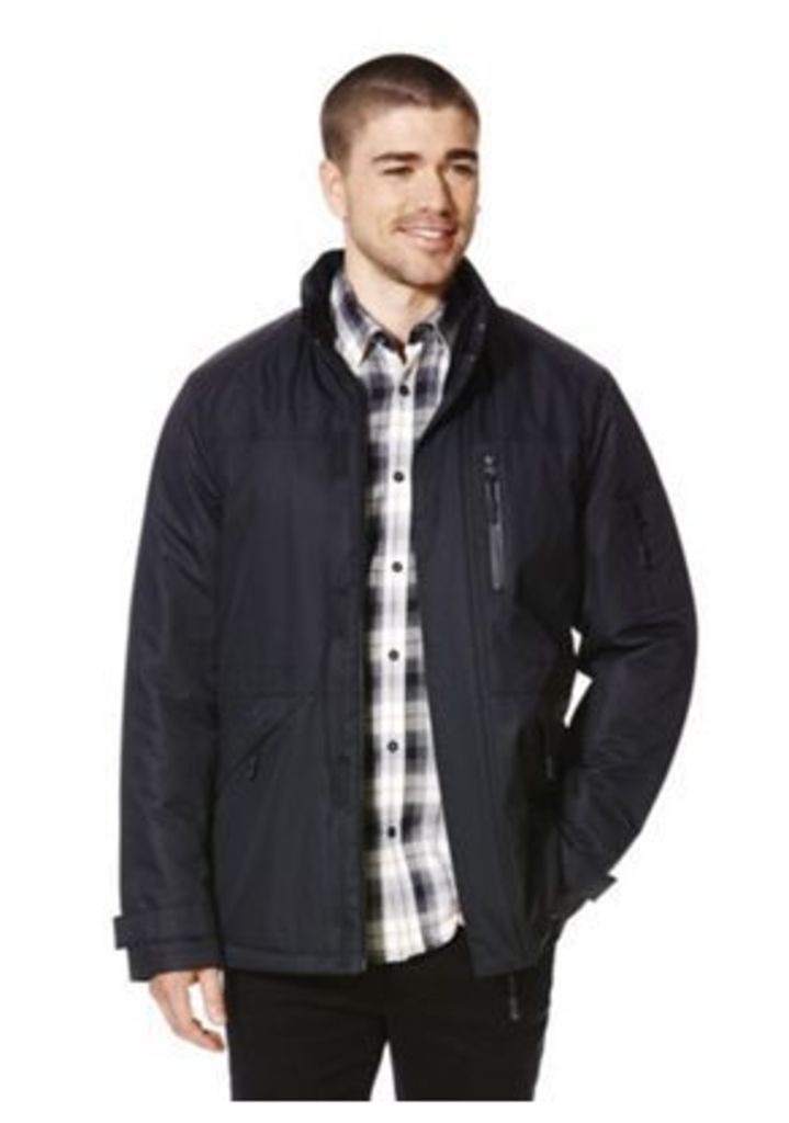 F&F Padded Shower Resistant Ripstop Jacket, Men's, Size: Xxxl