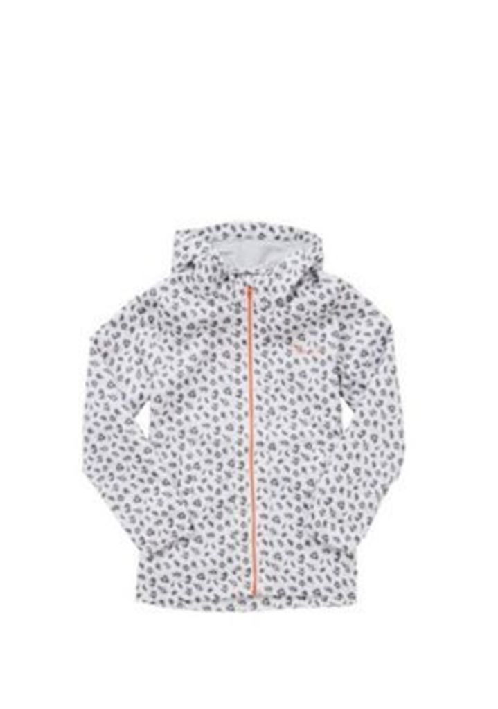 Dare2b Trepid Leopard Print Showerproof Jacket, Girl's, Size: 14 yrs