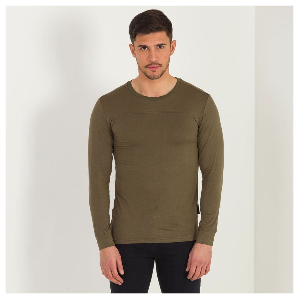Essential Top with Long-Sleeve - Khaki
